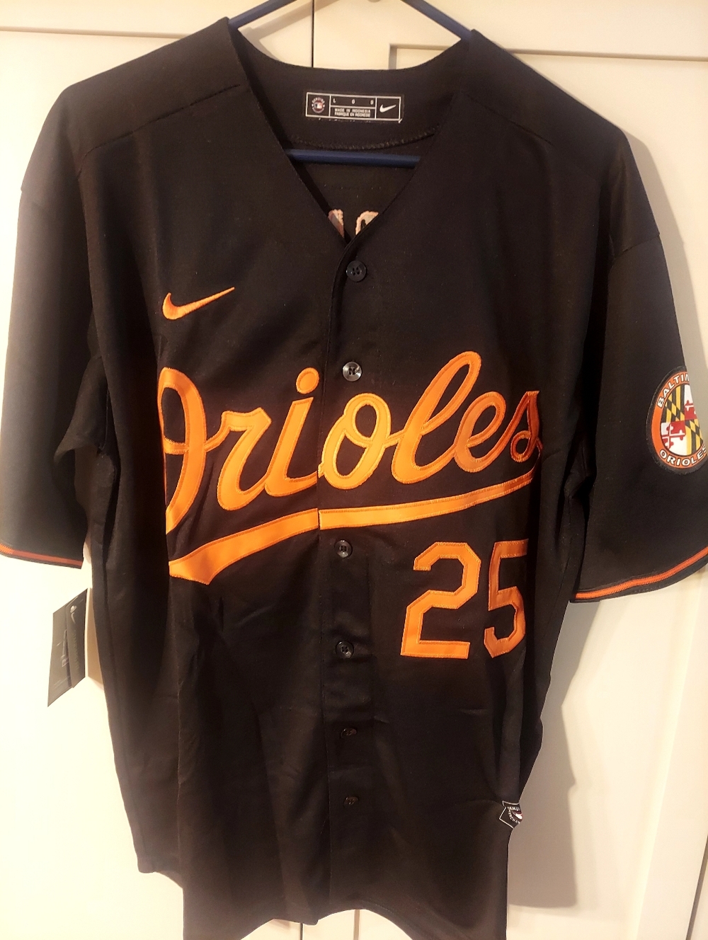 Pete Alonso Baltimore Orioles Black Stitched Jersey. NWT. Ship Same DAY.
